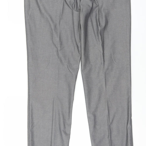 George Mens Grey   Trousers  Size 34 in L33 in - LONG LEG