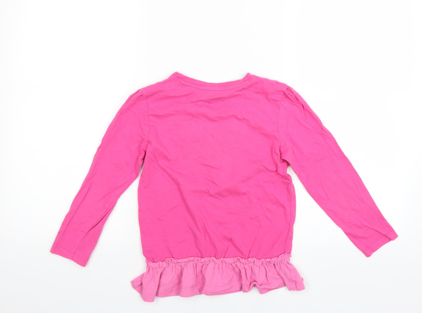Character Girls Pink   Basic T-Shirt Size 7-8 Years  - TROLLS