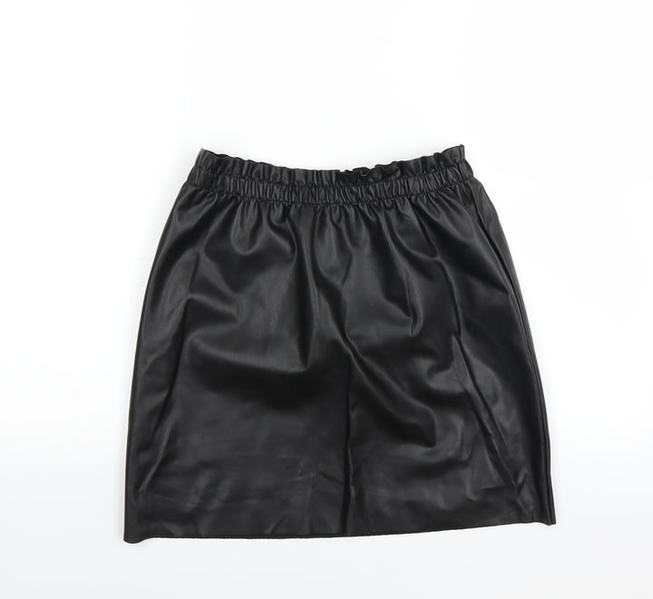 Jaqueline deYong Womens Black   A-Line Skirt Size M