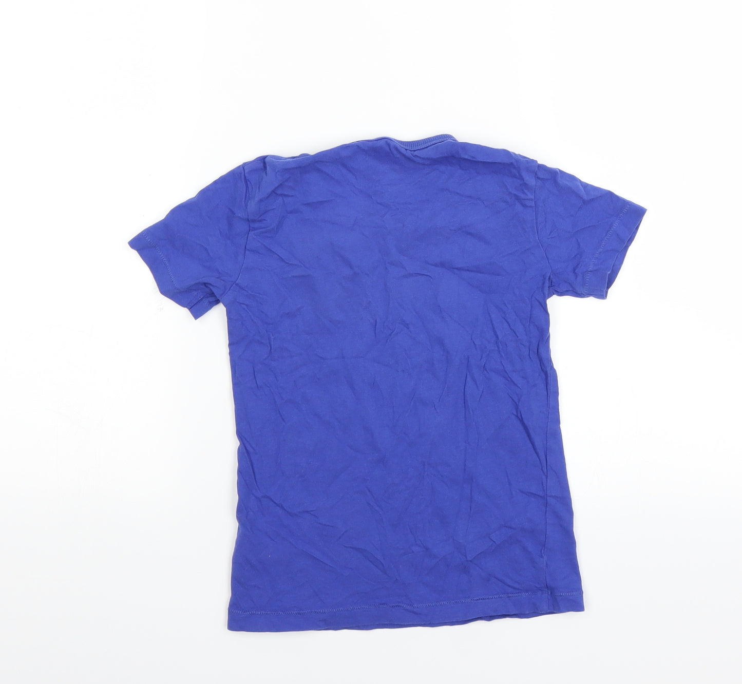 BlueZoo Boys Blue   Basic T-Shirt Size 5-6 Years  - little But loud