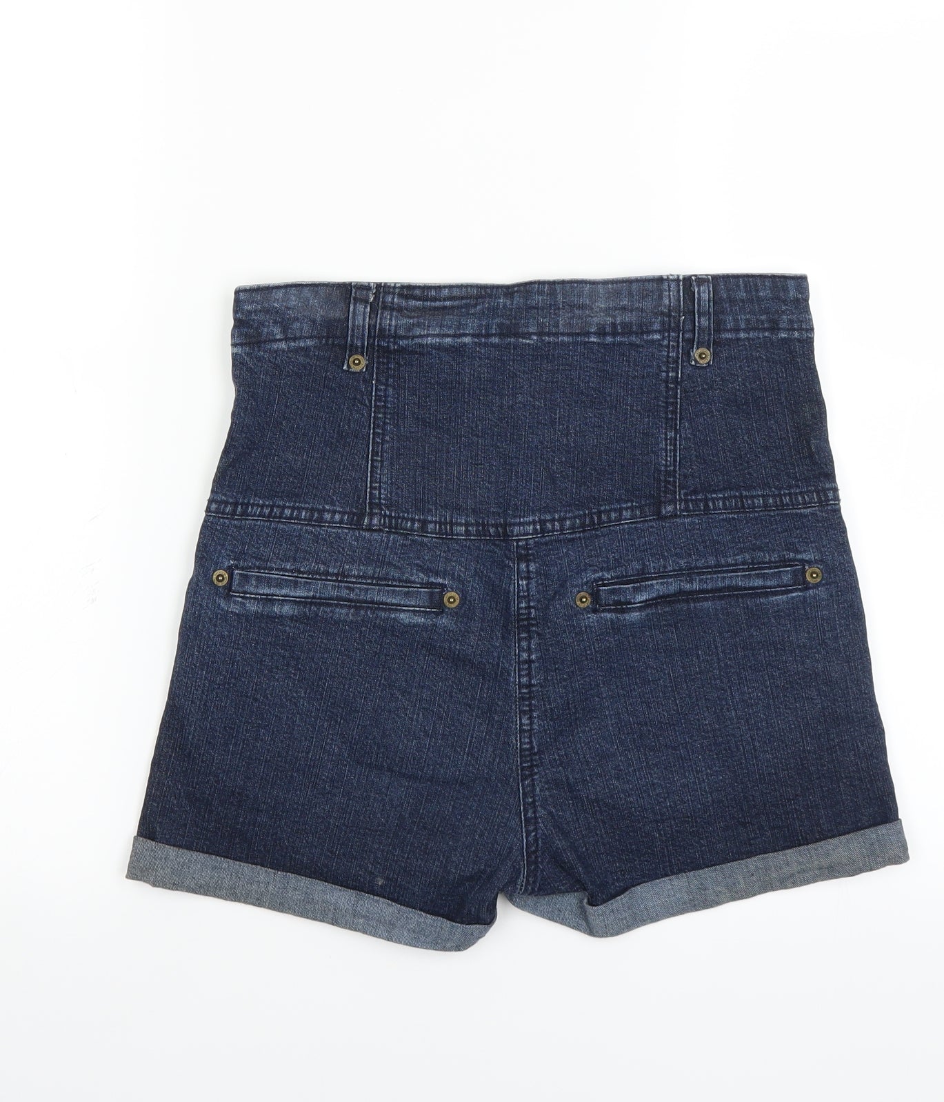 Primark Womens Blue  Denim Hot Pants Shorts Size 10