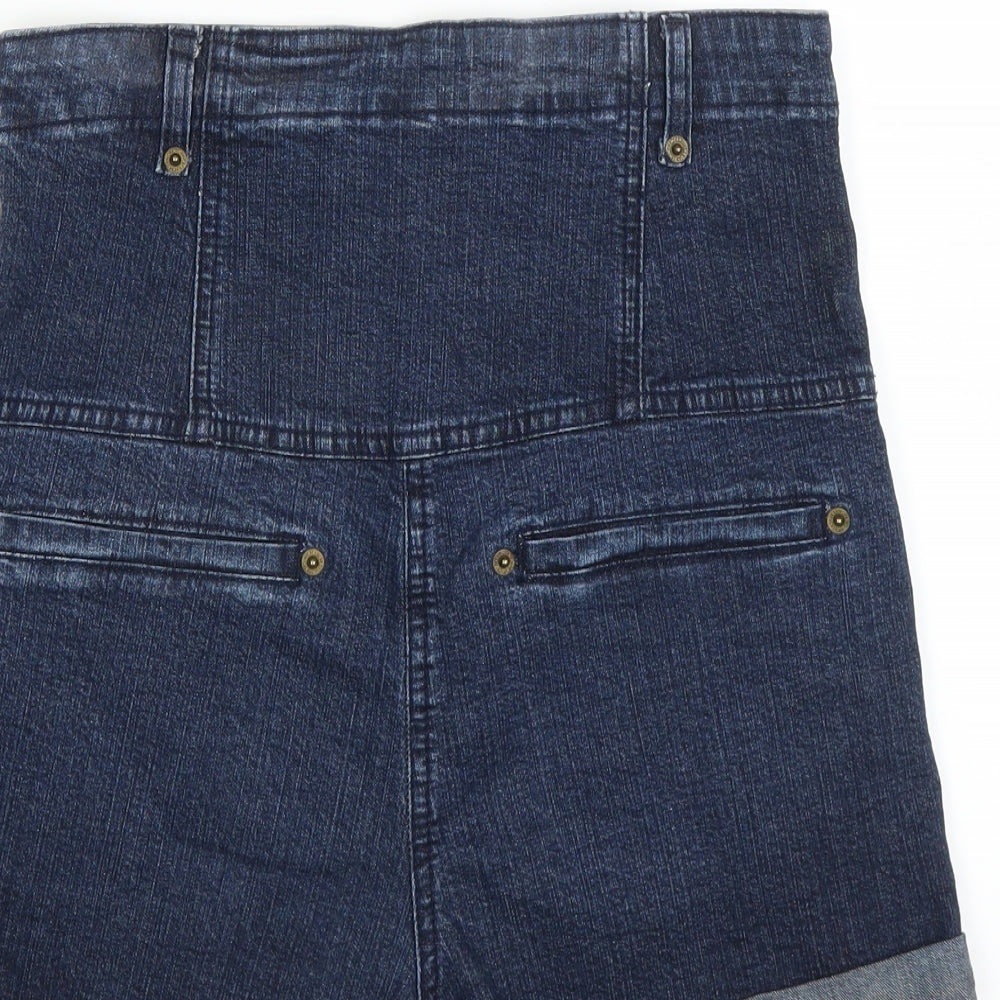 Primark Womens Blue  Denim Hot Pants Shorts Size 10