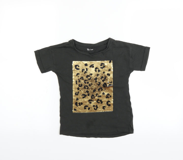 Sainsburys Boys Green Basic T-Shirt Size 6 Years