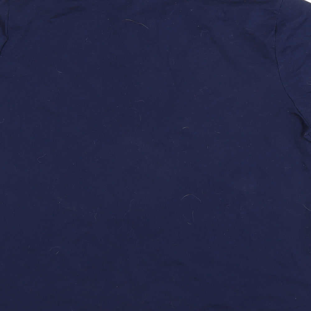 Avenue Womens Blue   Basic T-Shirt Size L  - CHRISTMAS