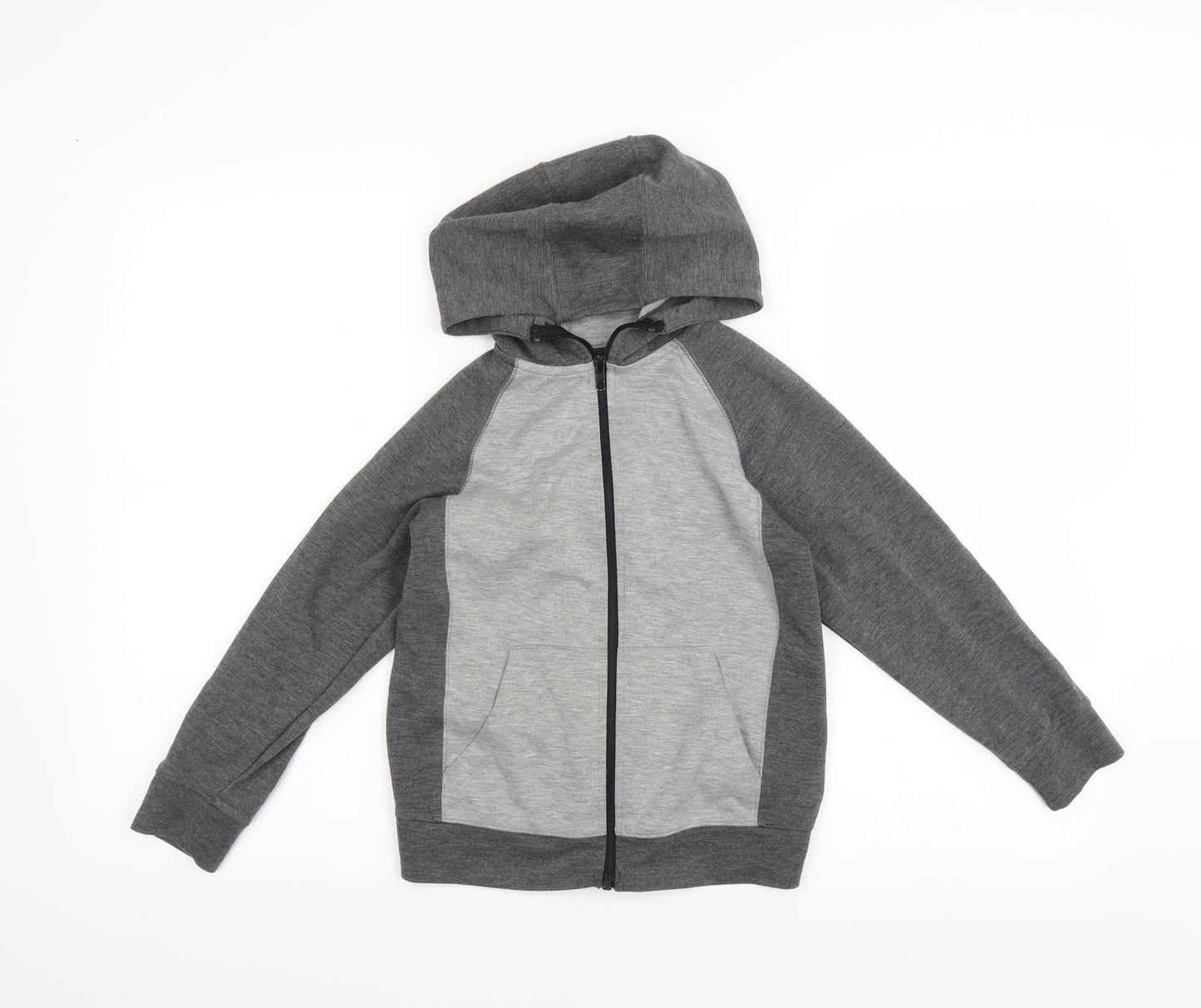 Matalan Boys Grey   Full Zip Hoodie Size 7 Years