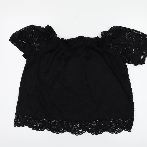 New Look Womens Black   Basic Blouse Size 10