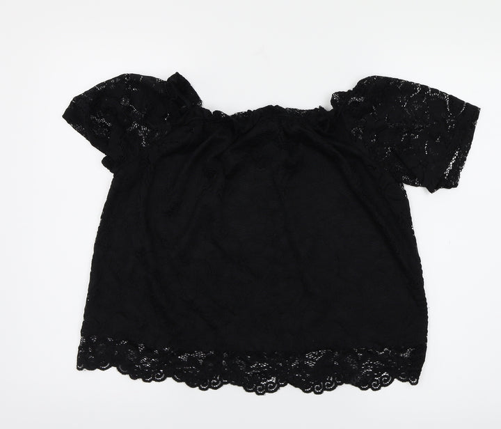New Look Womens Black   Basic Blouse Size 10