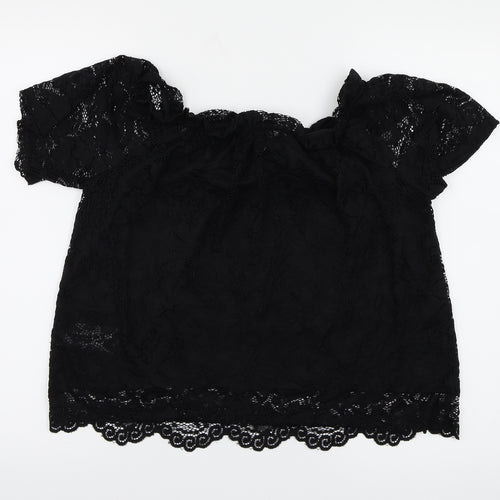 New Look Womens Black   Basic Blouse Size 10