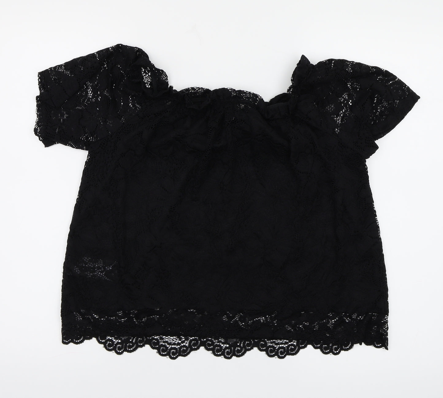 New Look Womens Black   Basic Blouse Size 10