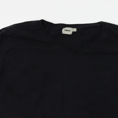 ASOS Womens Black   Basic T-Shirt Size L