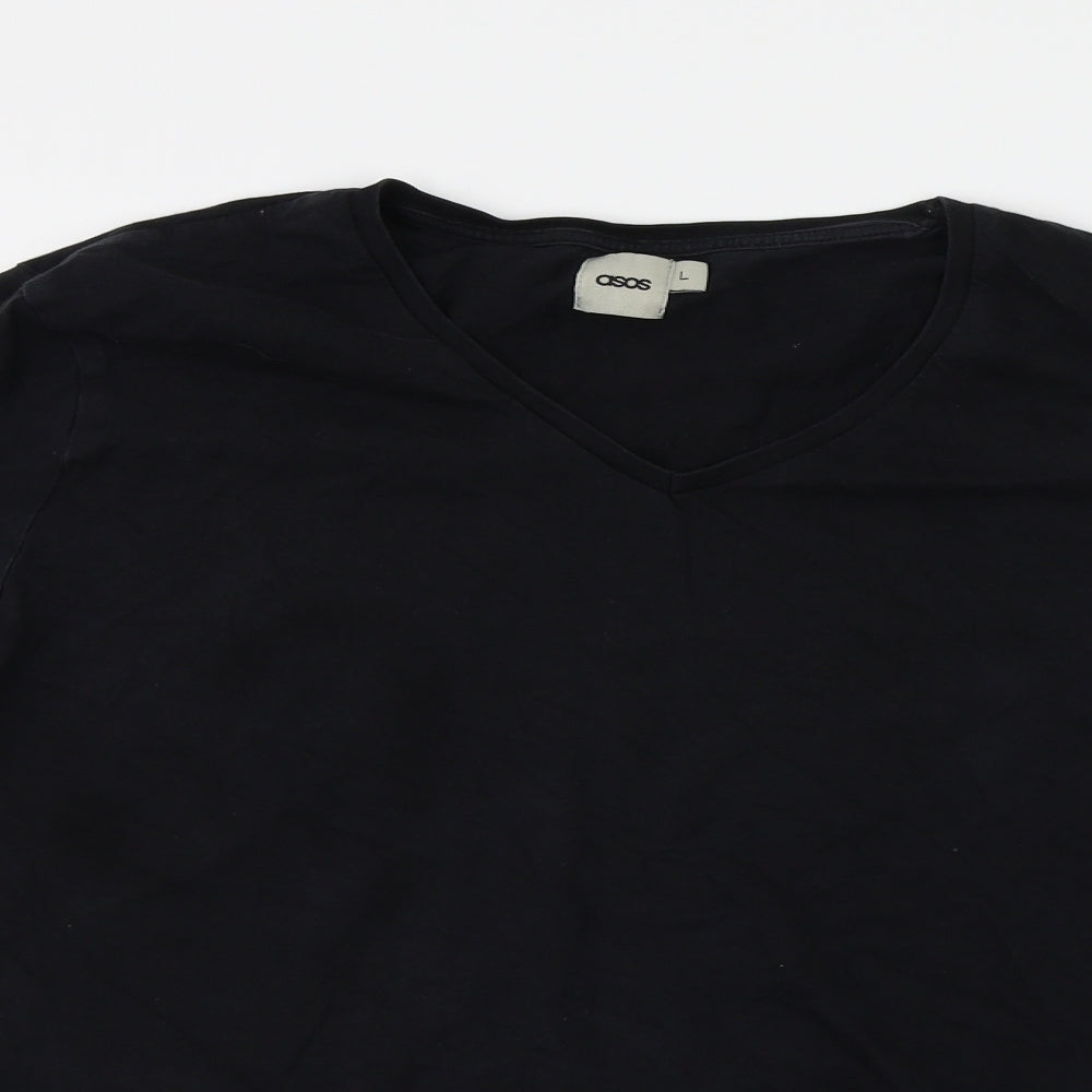 ASOS Womens Black   Basic T-Shirt Size L
