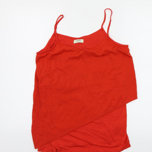 Papaya Womens Red   Basic Blouse Size 12