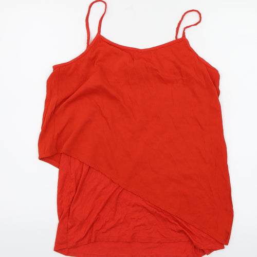 Papaya Womens Red   Basic Blouse Size 12