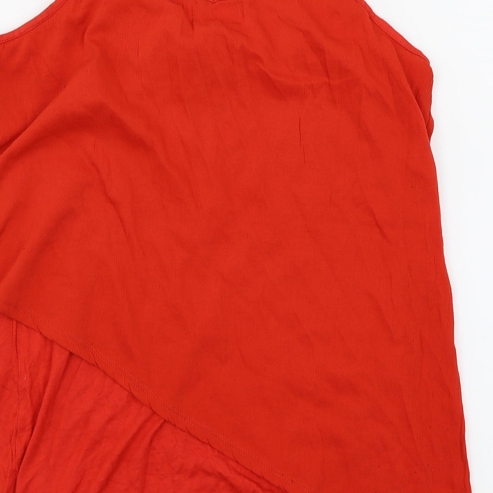 Papaya Womens Red   Basic Blouse Size 12