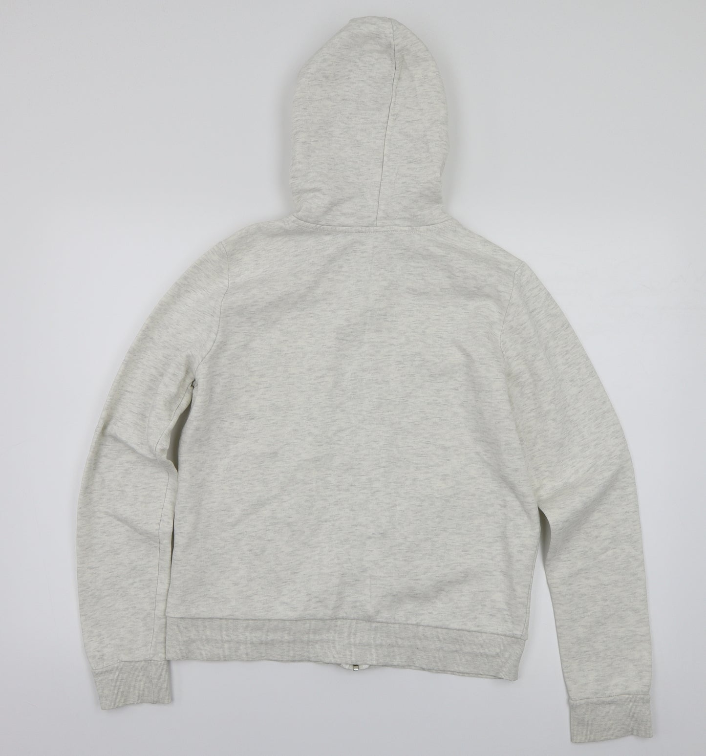 H&M Womens White   Full Zip Hoodie Size M