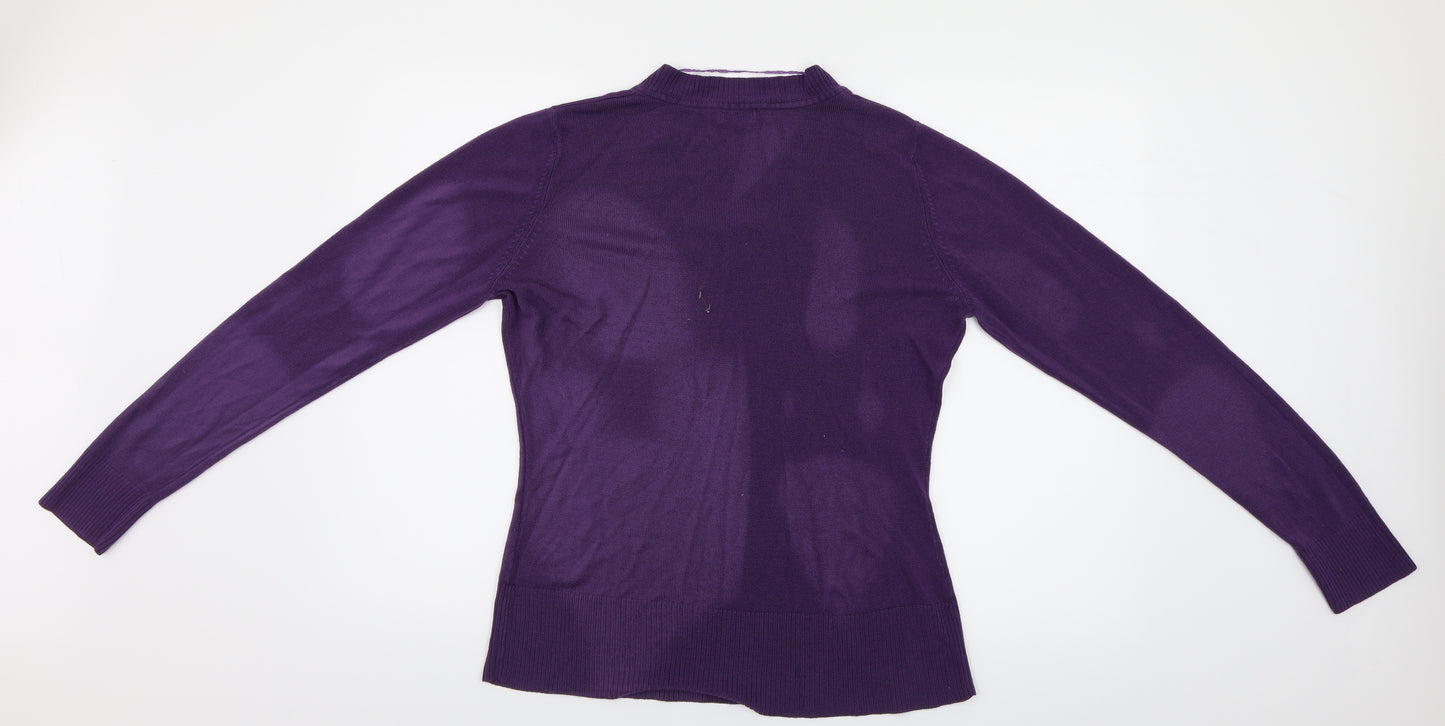 F&F Womens Purple   Pullover Jumper Size 18