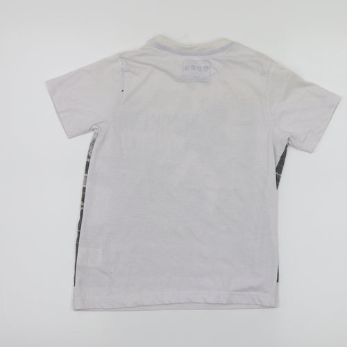 Matalan Boys White   Basic T-Shirt Size 6-7 Years