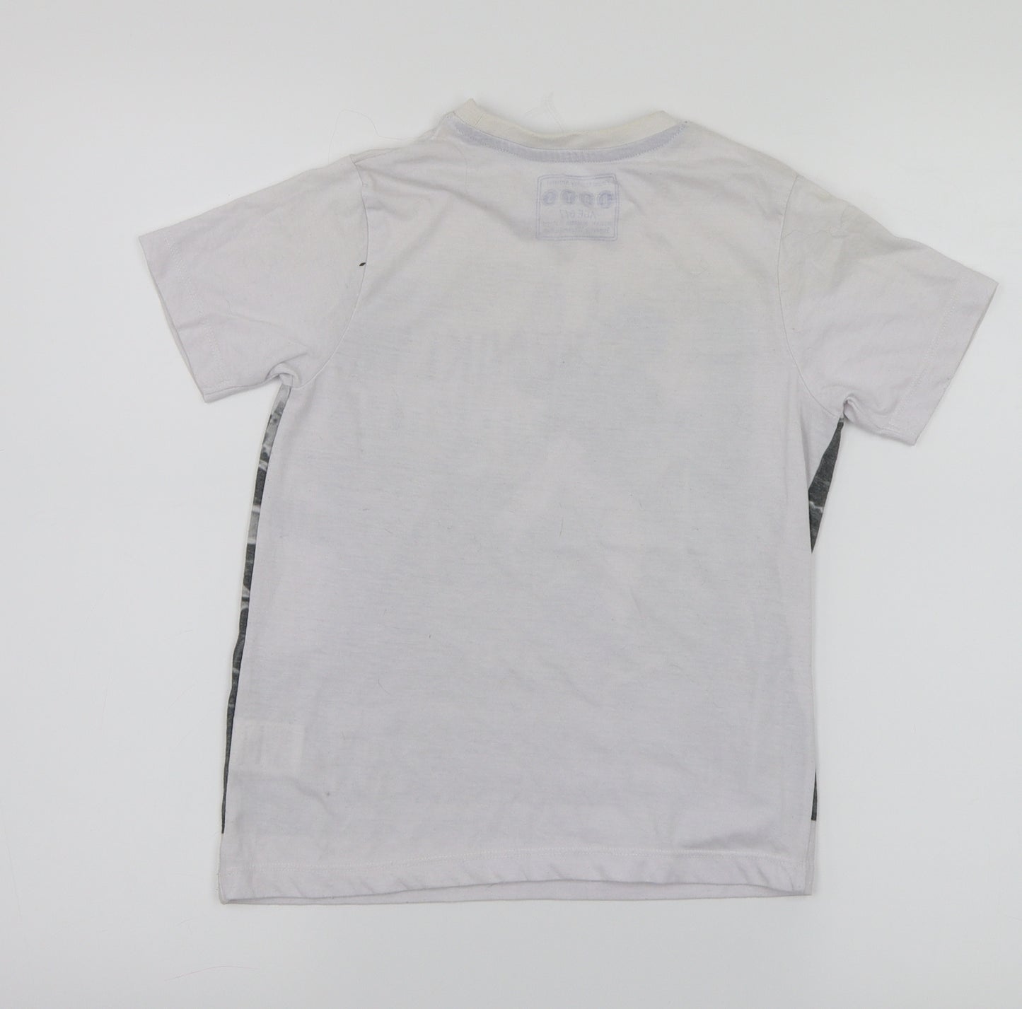 Matalan Boys White   Basic T-Shirt Size 6-7 Years
