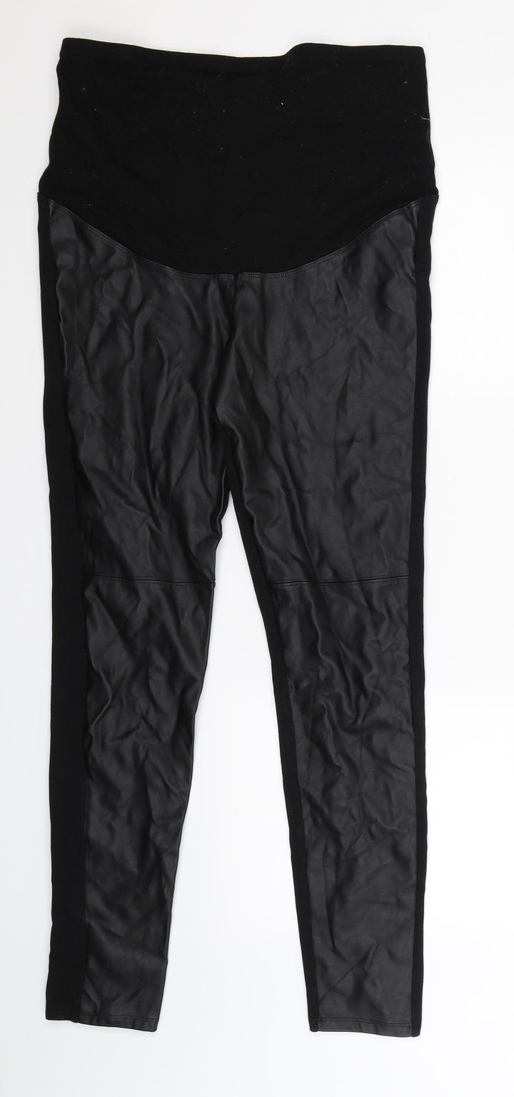 H&M Womens Black Capri Leggings Size M L27 in