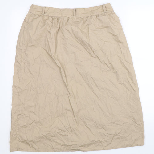 VILA Womens Beige   Straight & Pencil Skirt Size 32 in