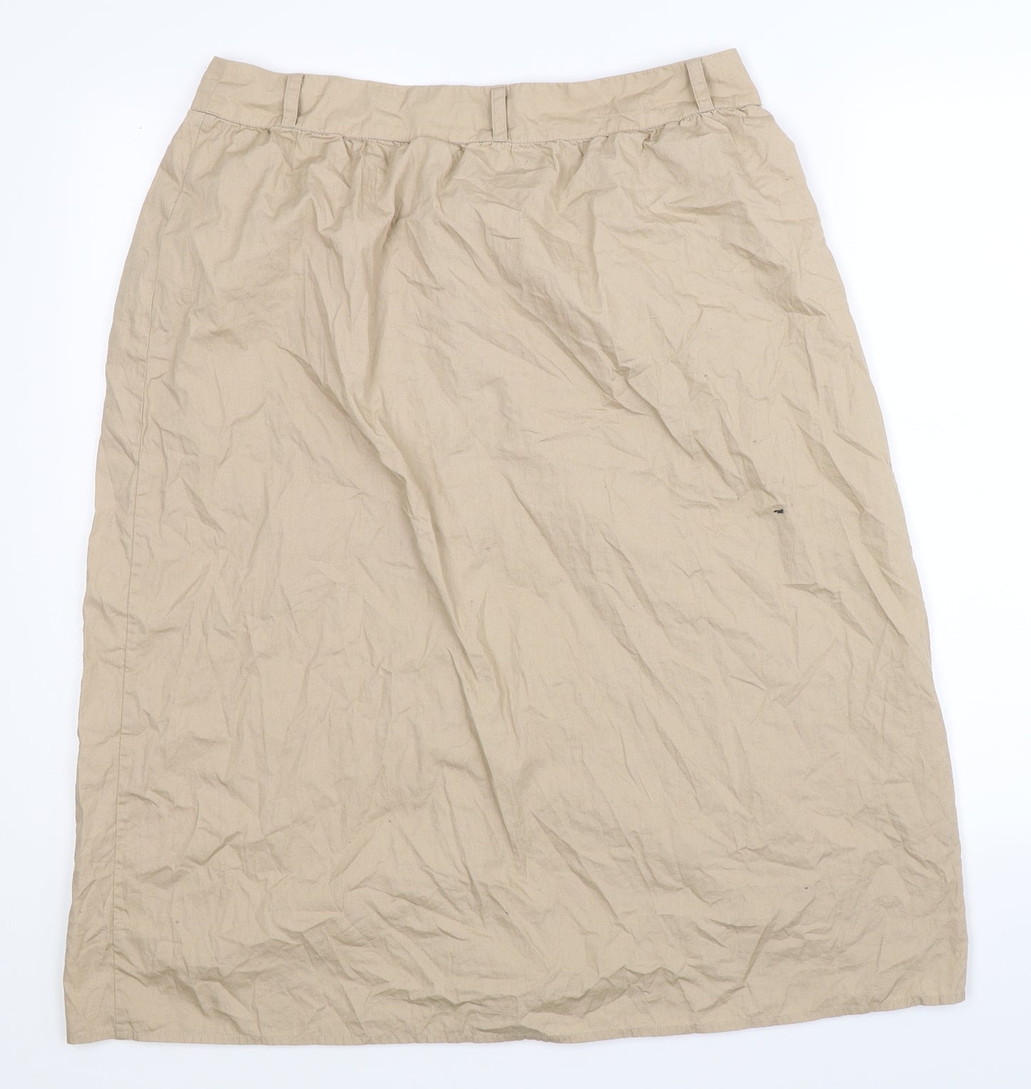 VILA Womens Beige   Straight & Pencil Skirt Size 32 in