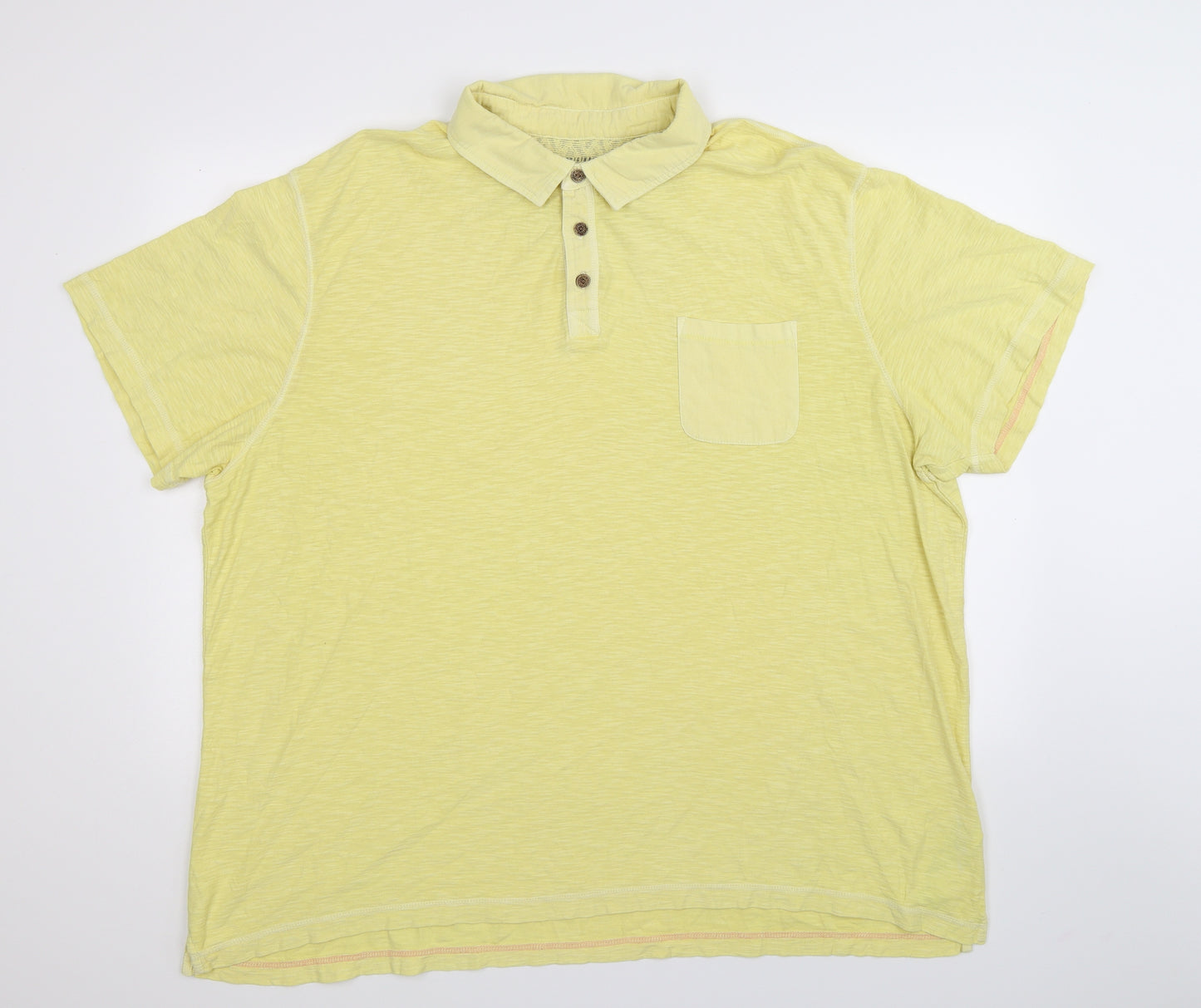 MANTARAY PRODUCTS Mens Yellow    Polo Size 3XL
