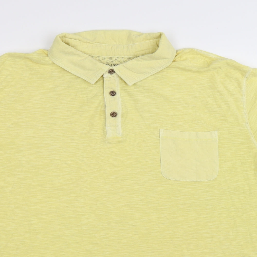 MANTARAY PRODUCTS Mens Yellow    Polo Size 3XL