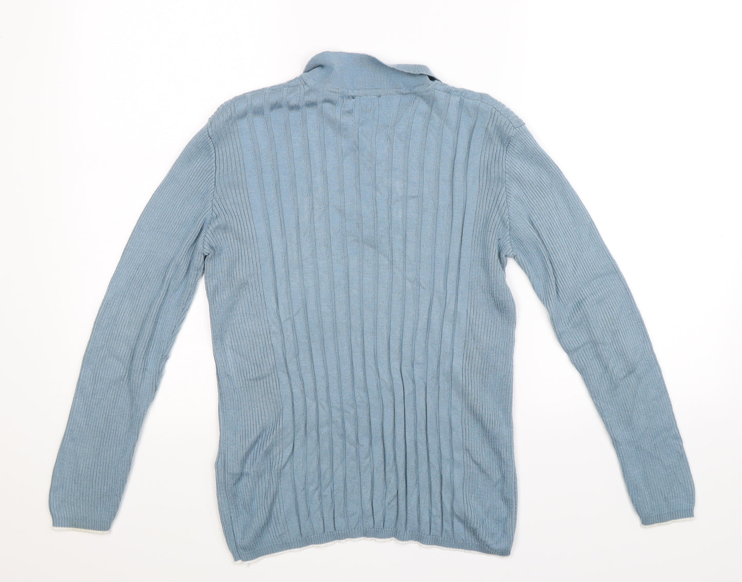 River Island Boys Blue  Knit Pullover Jumper Size 9-10 Years