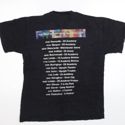 Fruit of the Loom Mens Black    T-Shirt Size L