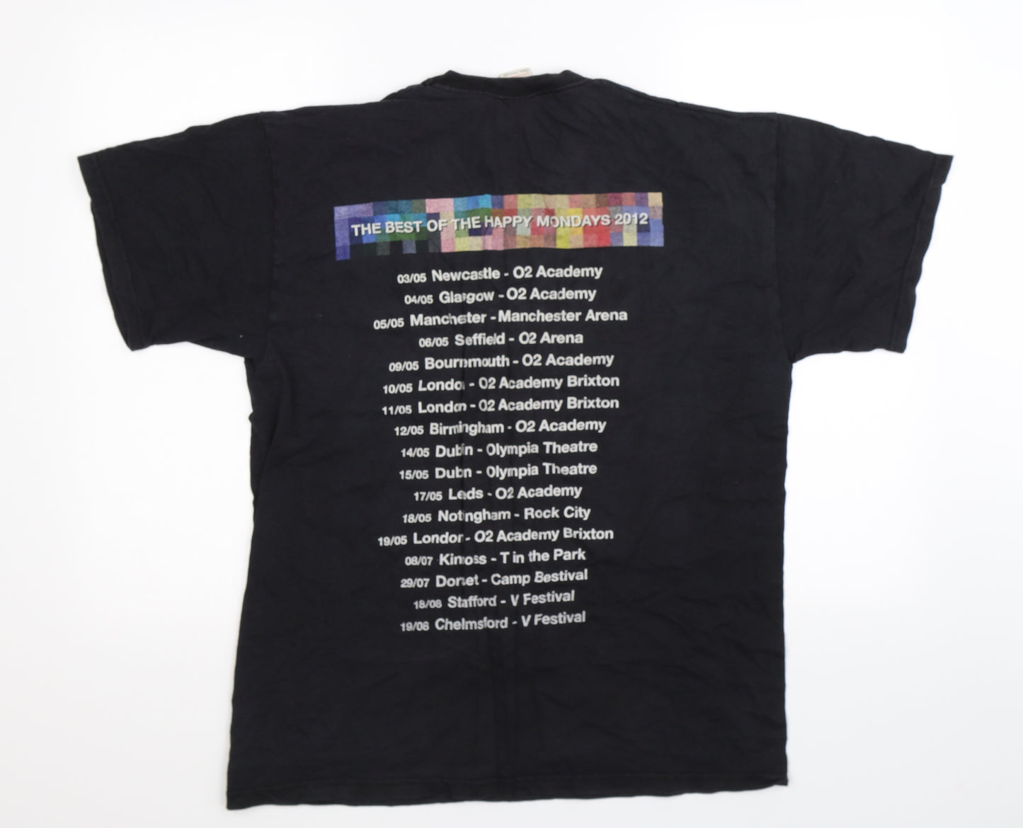 Fruit of the Loom Mens Black    T-Shirt Size L