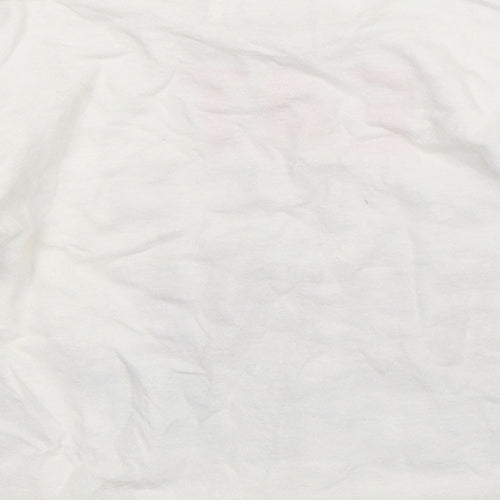 Minoti Girls White   Basic T-Shirt Size 18-24 Months