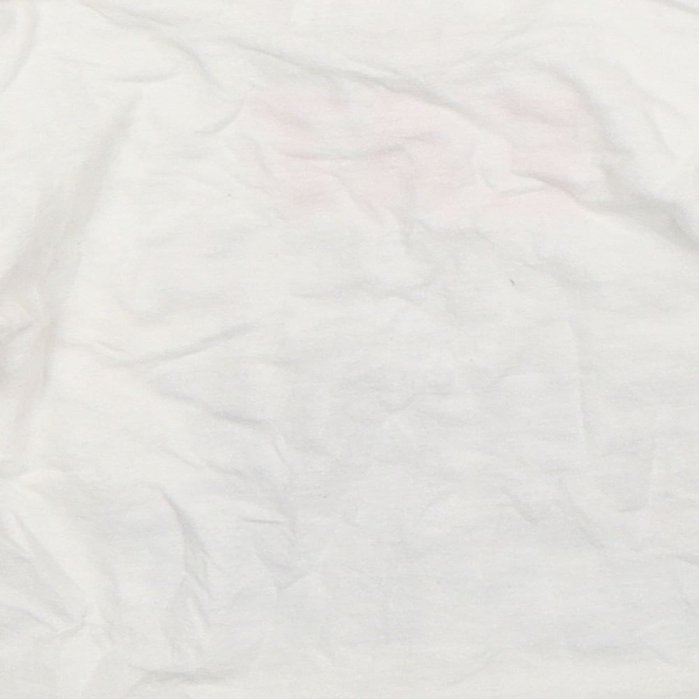 Minoti Girls White   Basic T-Shirt Size 18-24 Months