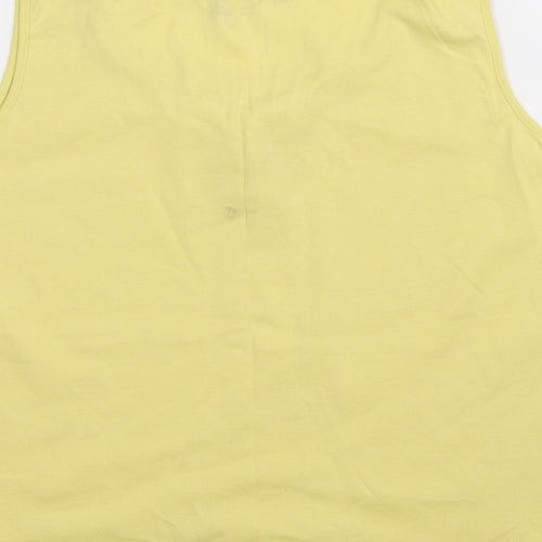 Debenhams Womens Yellow   Basic Tank Size 16