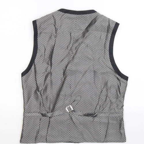 Preworn Mens Grey   Jacket Suit Waistcoat Size 38
