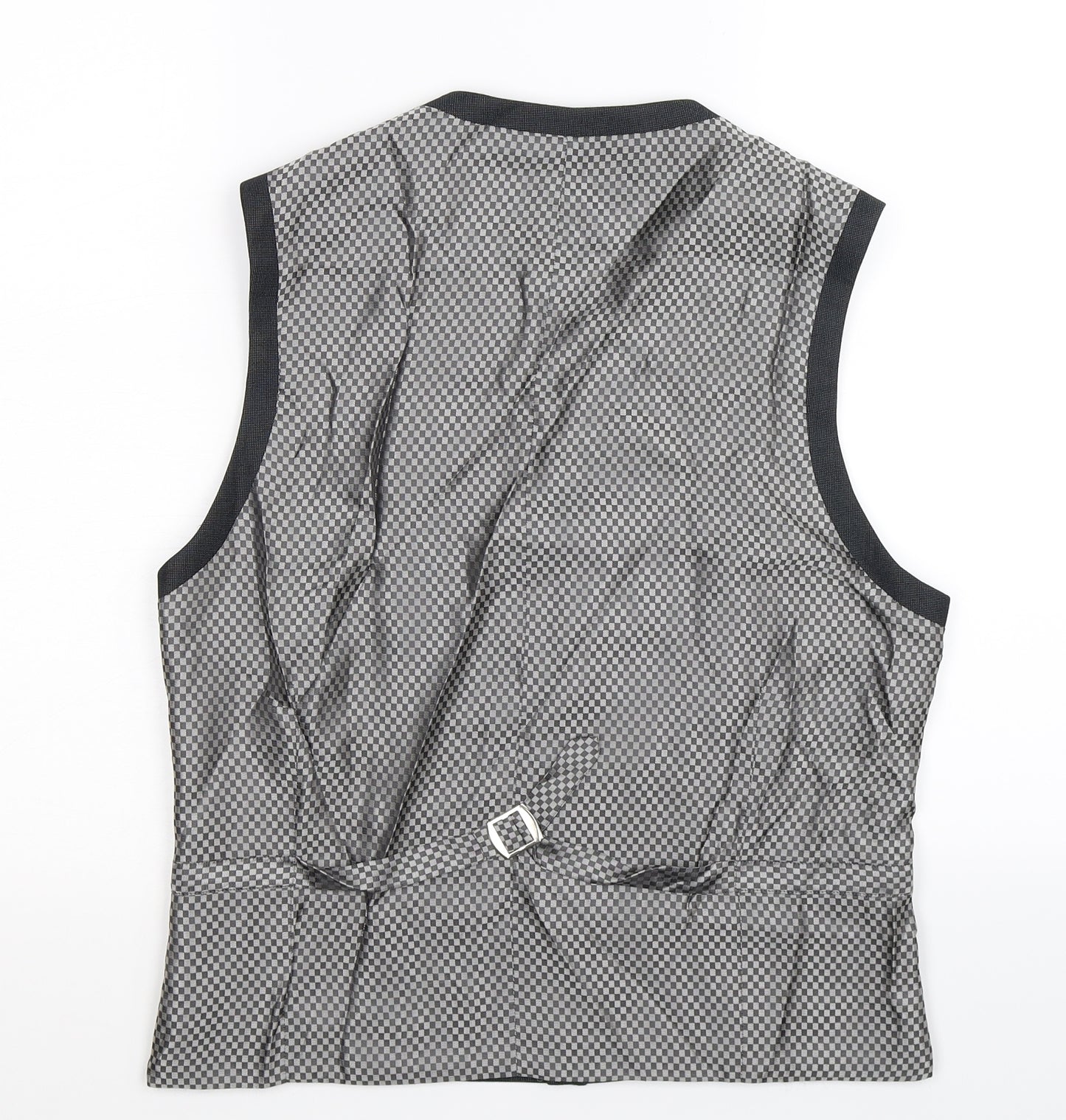Preworn Mens Grey   Jacket Suit Waistcoat Size 38