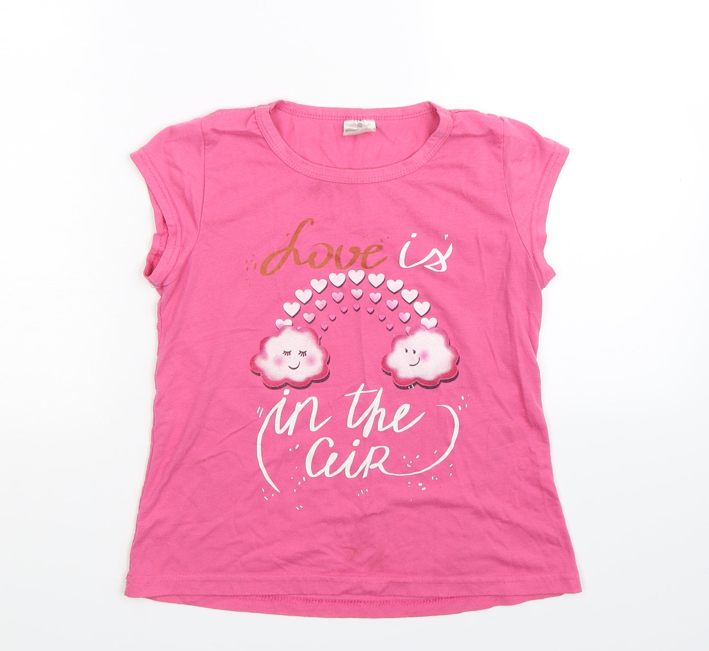 Danka Girls Pink   Basic T-Shirt Size 10 Years