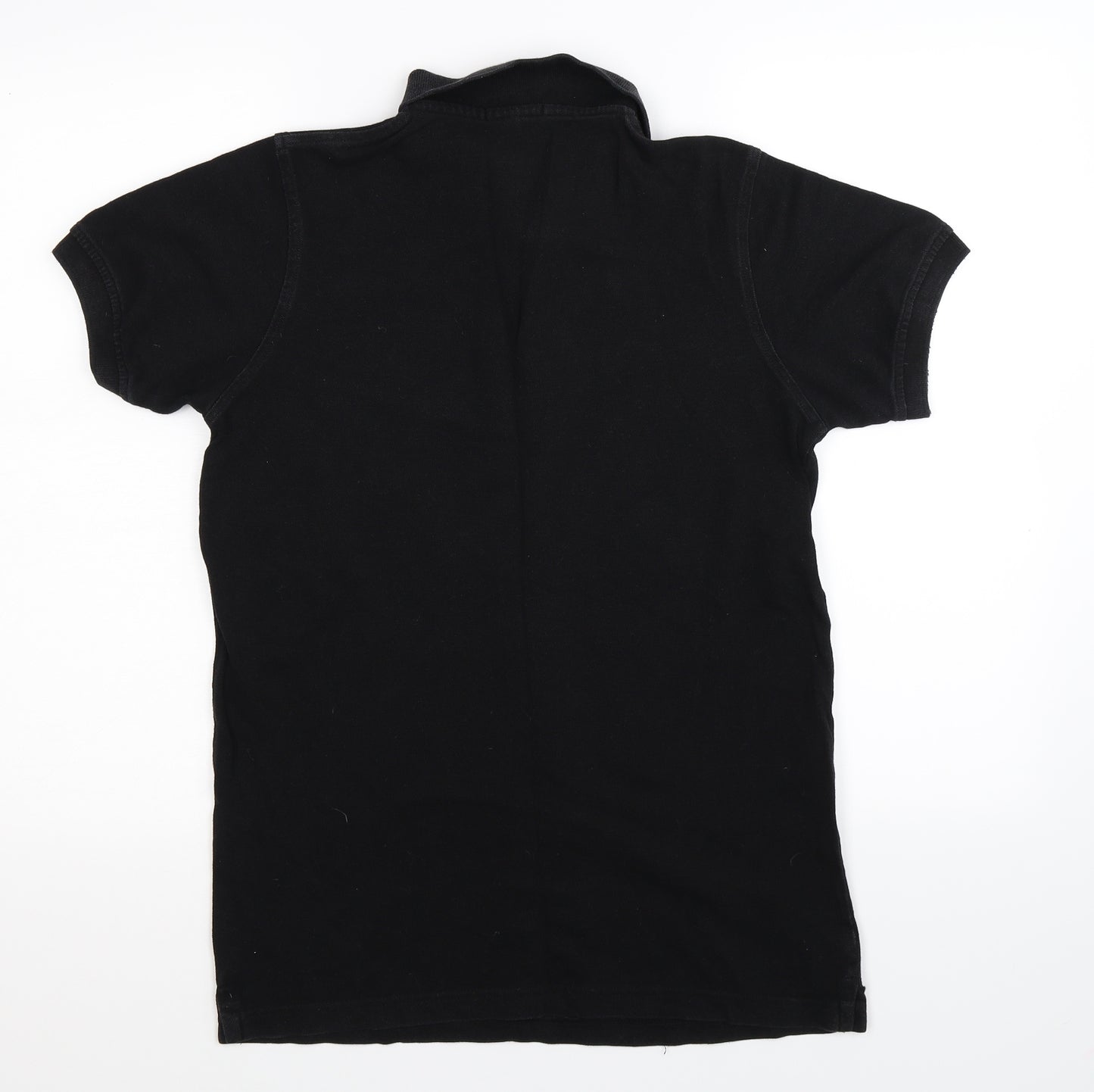 Voi Jeans Mens Black    Polo Size M