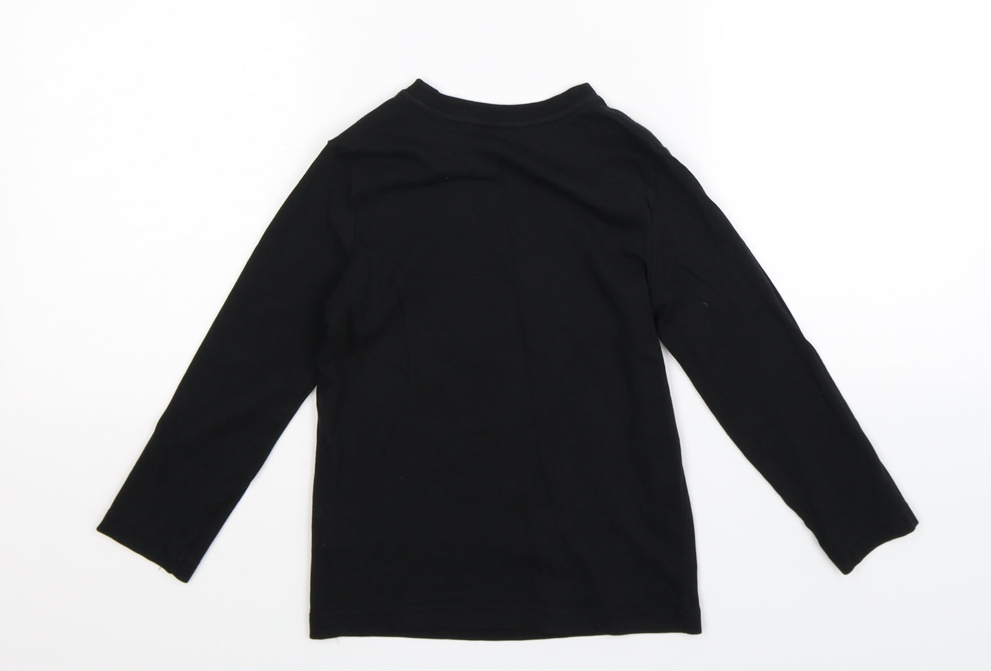 F&F Boys Black   Basic T-Shirt Size 4-5 Years