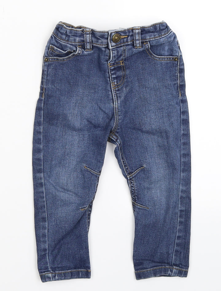 George Baby Blue Denim Capri Jeans Size 18-24 Months