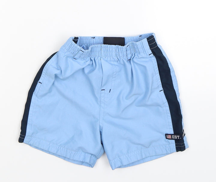 US Polo Assn. Boys Blue Cropped Trousers Size 12 Months - Shorts