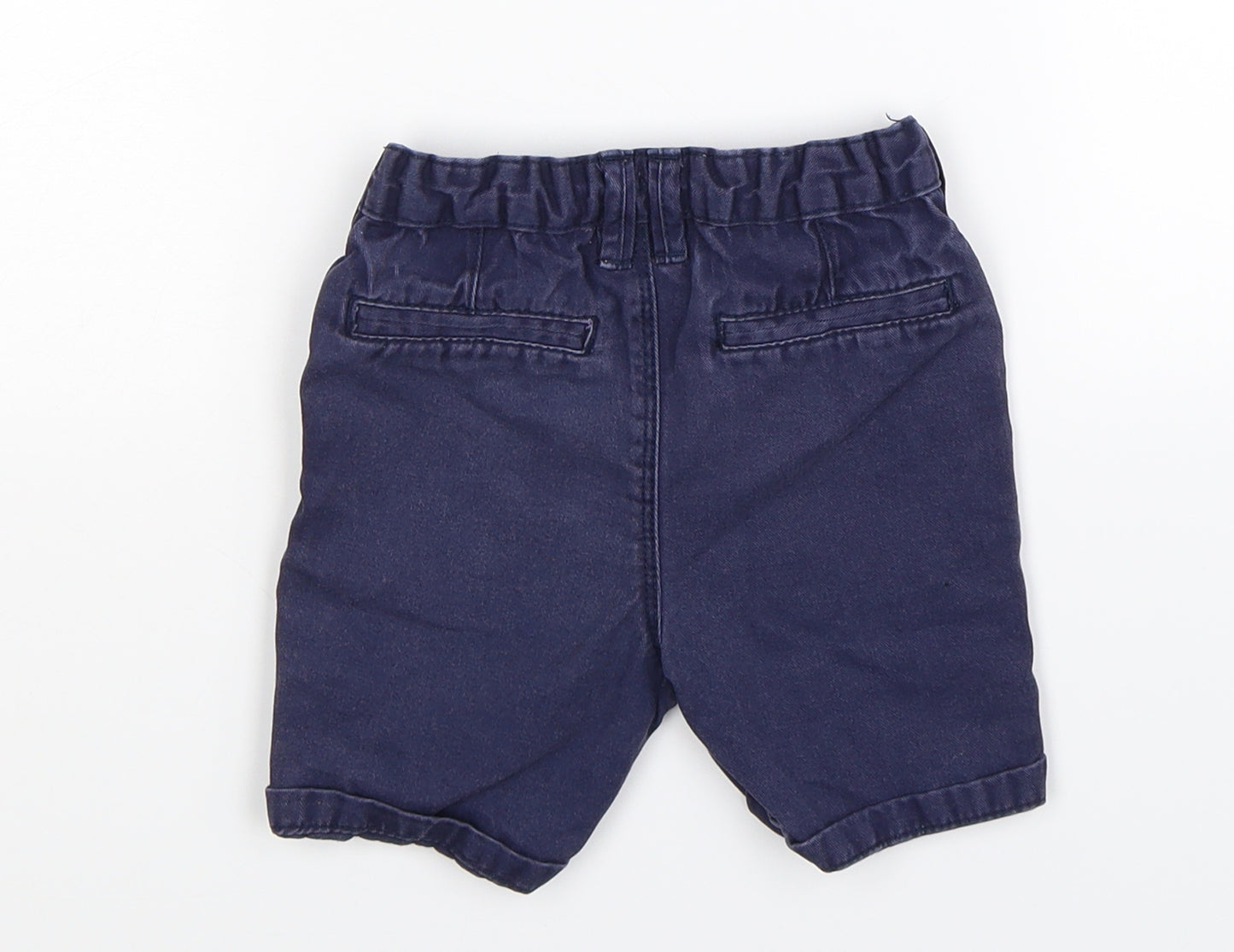 George Boys Blue   Cropped Trousers Size 12-18 Months