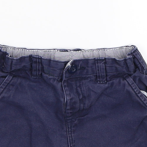George Boys Blue   Cropped Trousers Size 12-18 Months