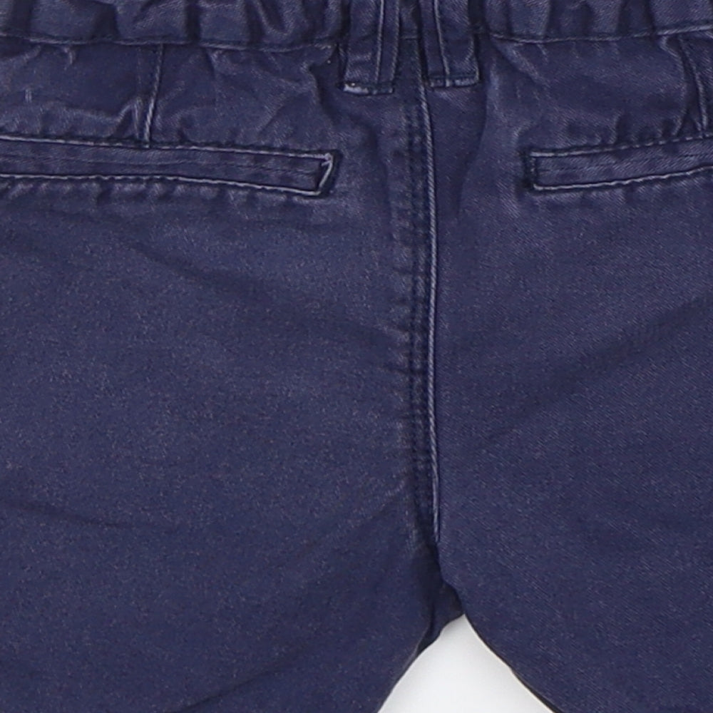 George Boys Blue   Cropped Trousers Size 12-18 Months