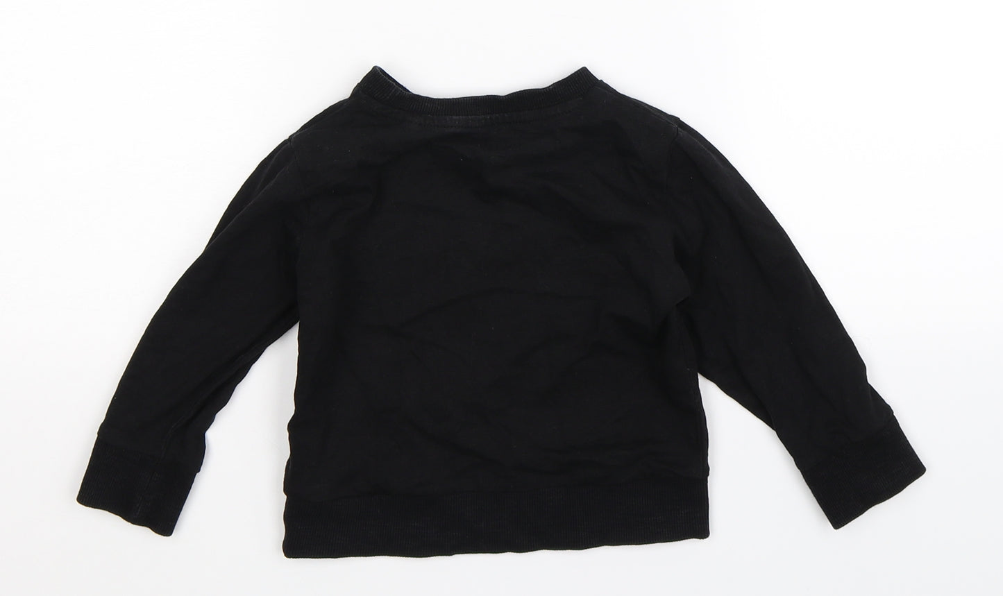 NEXT Boys Black   Pullover Sweatshirt Size 2-3 Years