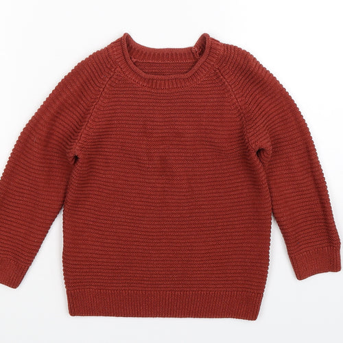 Matalan Baby Brown  Knit Pullover Jumper Size 18-24 Months