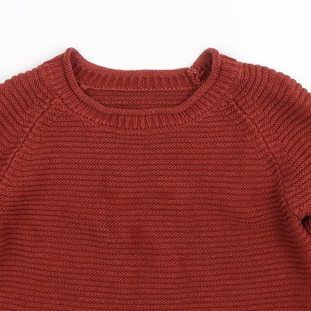 Matalan Baby Brown  Knit Pullover Jumper Size 18-24 Months