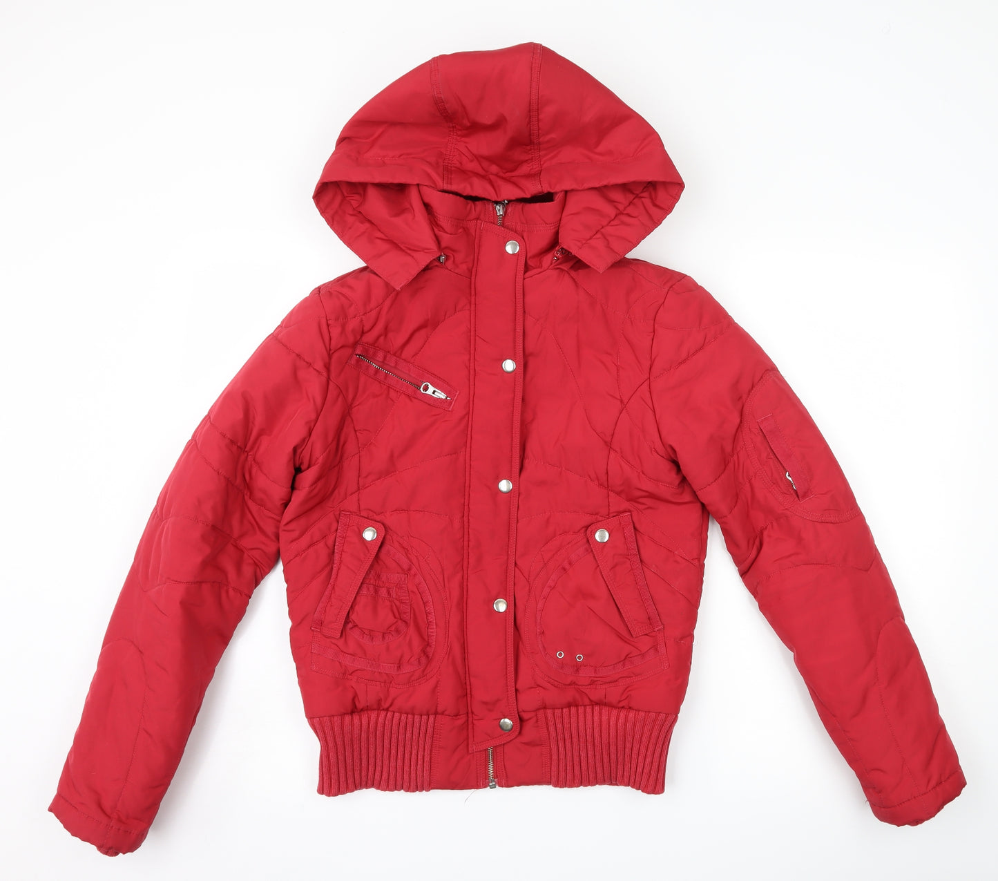 NEXT Womens Red   Rain Coat Coat Size 8