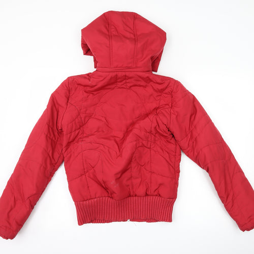 NEXT Womens Red   Rain Coat Coat Size 8