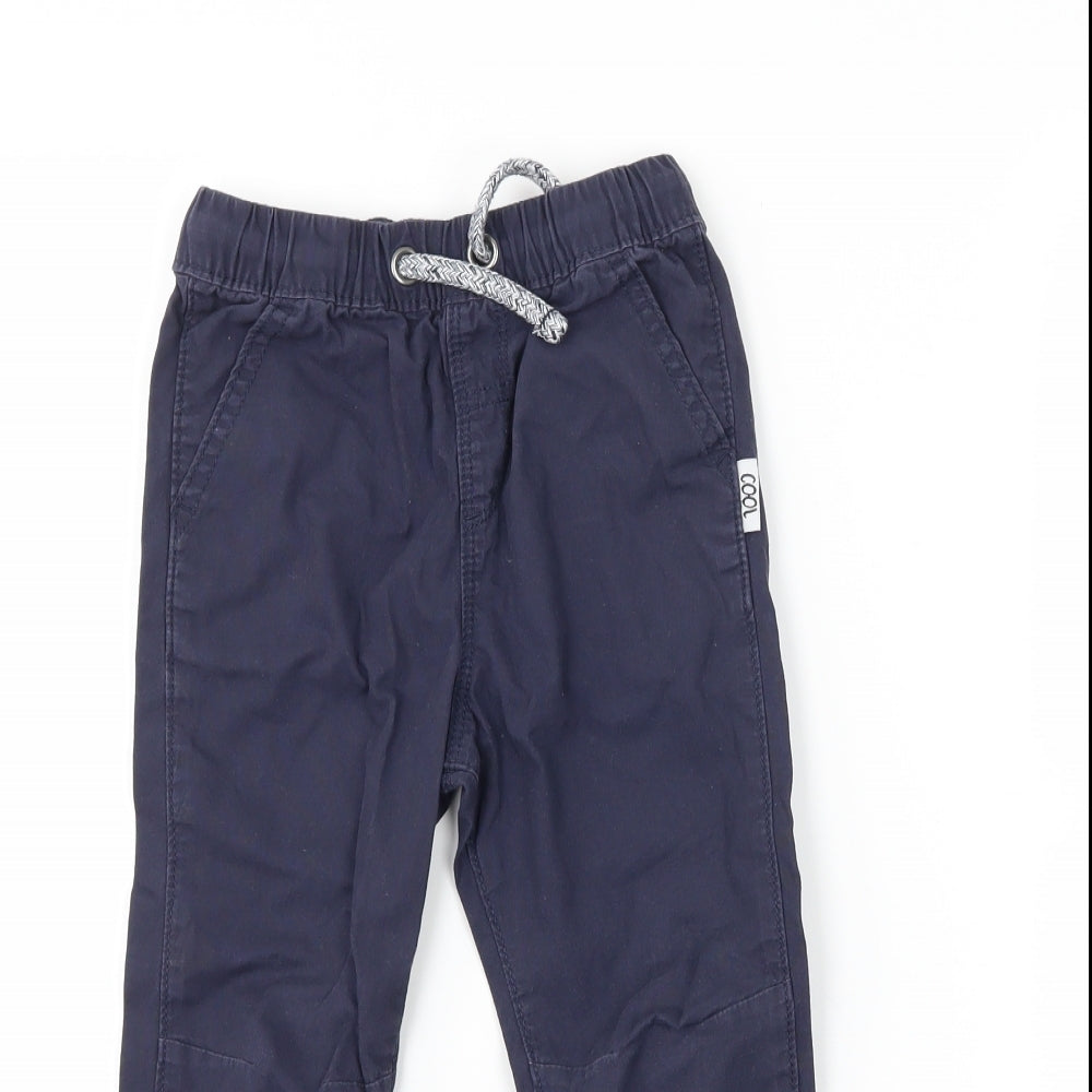 George Boys Blue   Cargo Trousers Size 2-3 Years