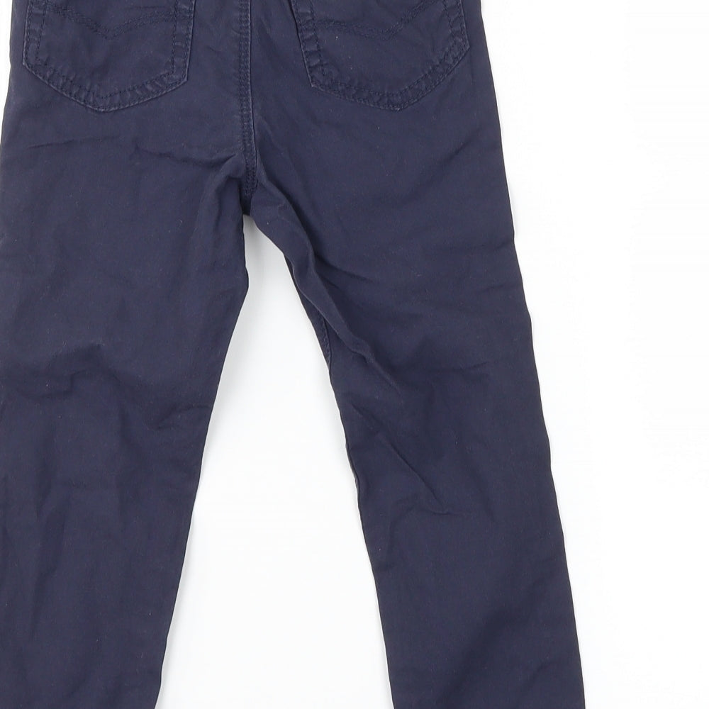 George Boys Blue   Cargo Trousers Size 2-3 Years